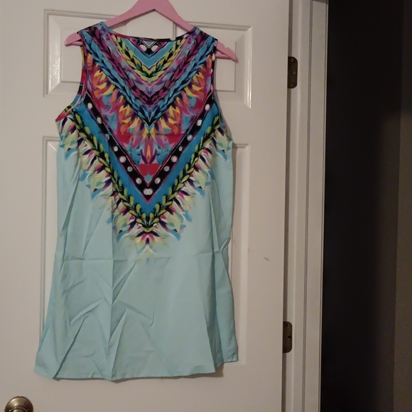 Ai Mei DRESS SZ XL VERY COLORFUL AND GOOD FOR ANY SMALL OCCAS - Picture 5 of 10